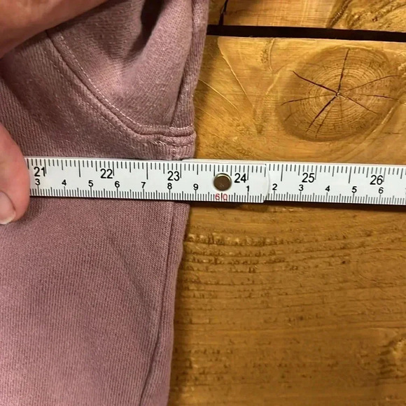 Madewell women’s ombre sweatshirt medium, mauve, pink long sleeve pull over Y2K - Picture 2 of 6